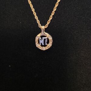 Nina Ricci Gold and Silver Initial Necklace